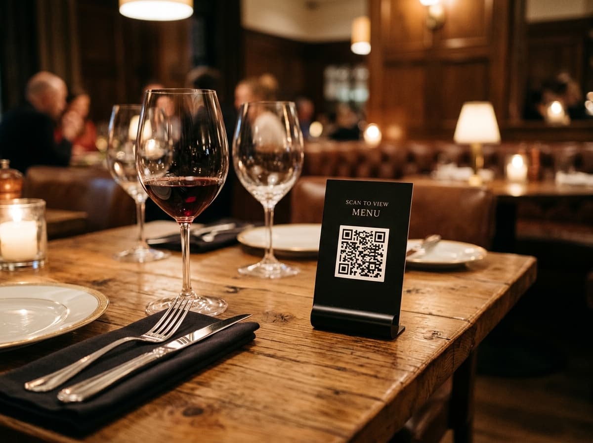 QR Code à table